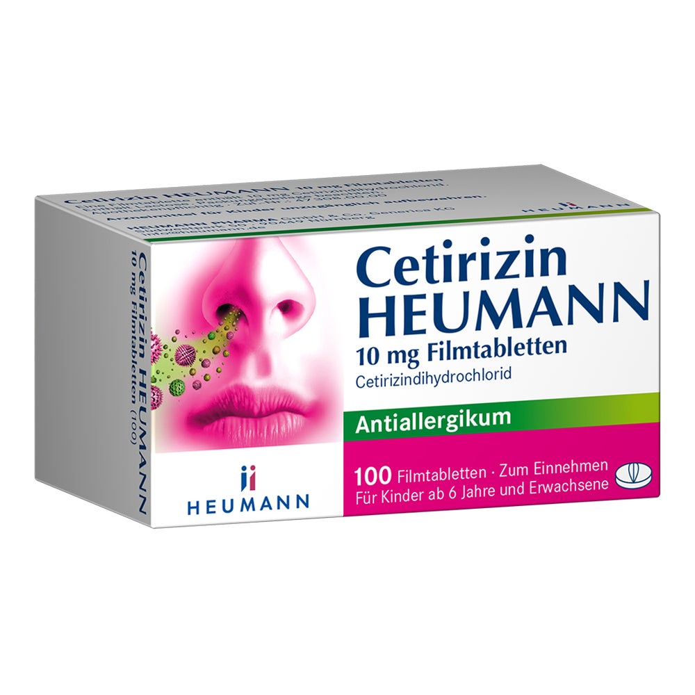 Heumann Cetirizin 10 mg Filmtabletten 100 St