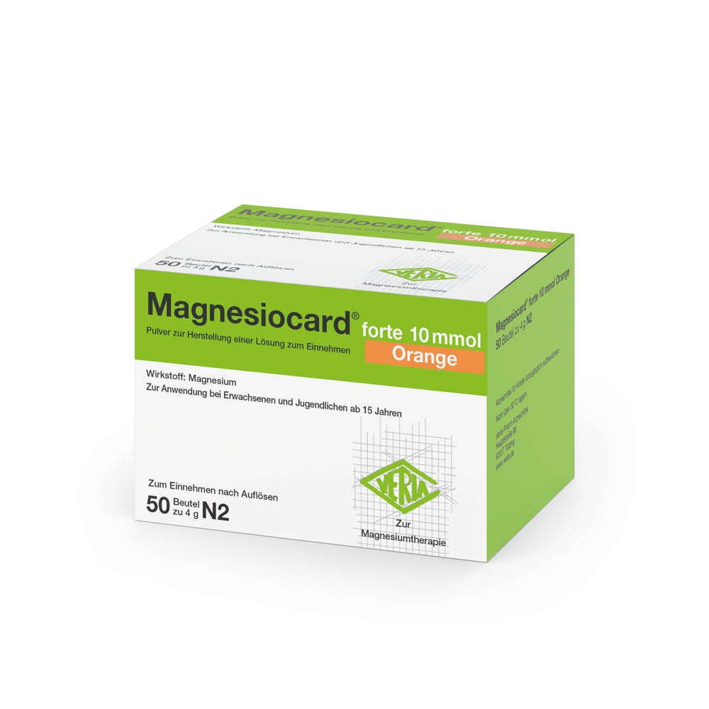 Magnesiocard Forte 10 mmol Orange Plv.z. 50 St