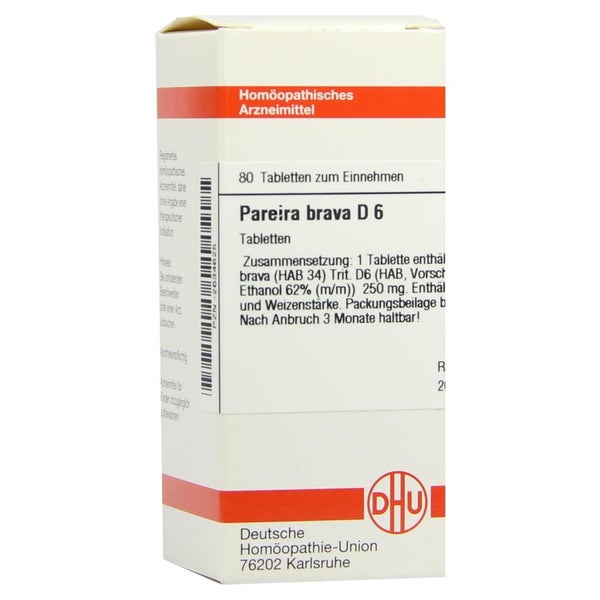 Pareira Brava D 6 Tabletten 80 St