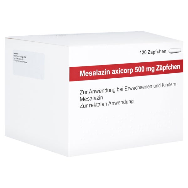 Mesalazin Axicorp 500 mg Zäpfchen 120 St