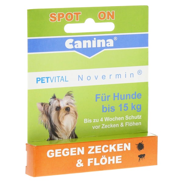 Petvital Novermin Flüssig f.Hunde bis 15 2 ml