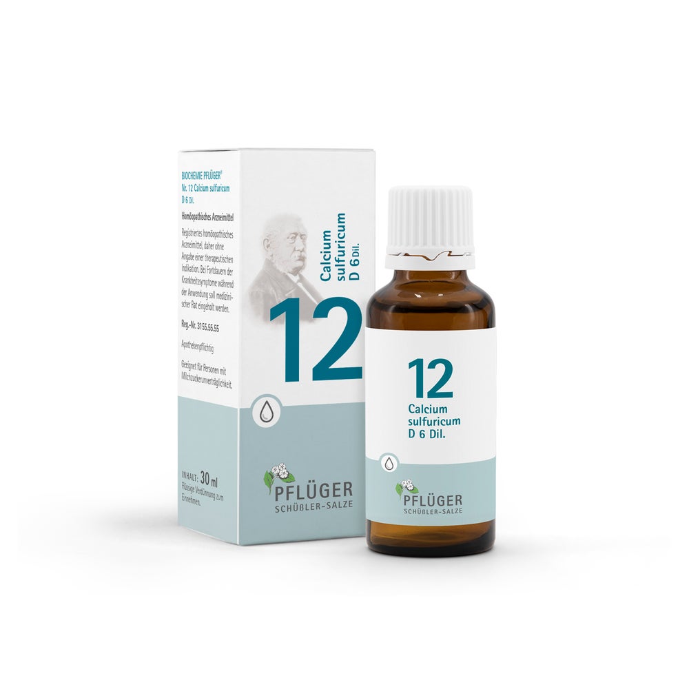 Biochemie Pflüger Schüßler-Salz Nr. 12 Calcium sulfuricum D6 30 ml