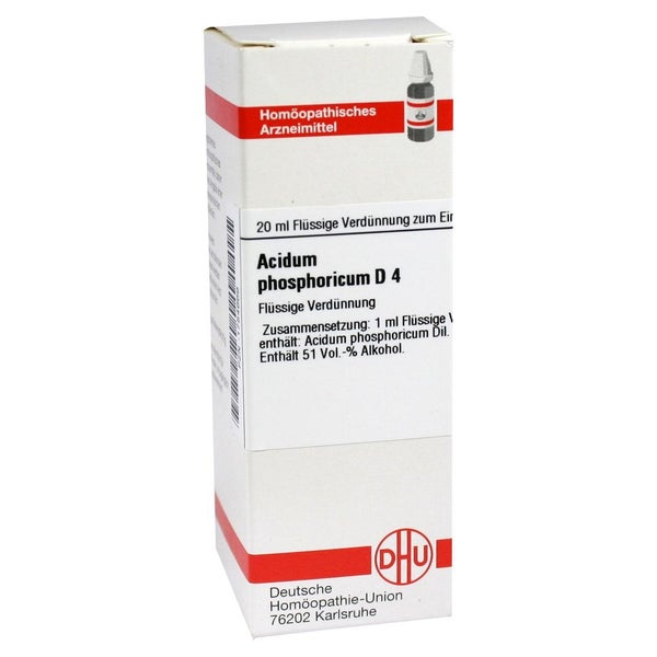 Acidum Phosphoricum D 4 Dilution 20 ml