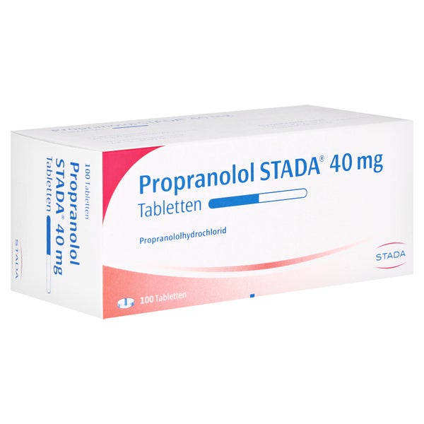 Propranolol Stada 40 mg Tabletten 100 St