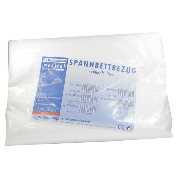 Molton Spannbettbezug 120x200 cm m.Folie 1 St