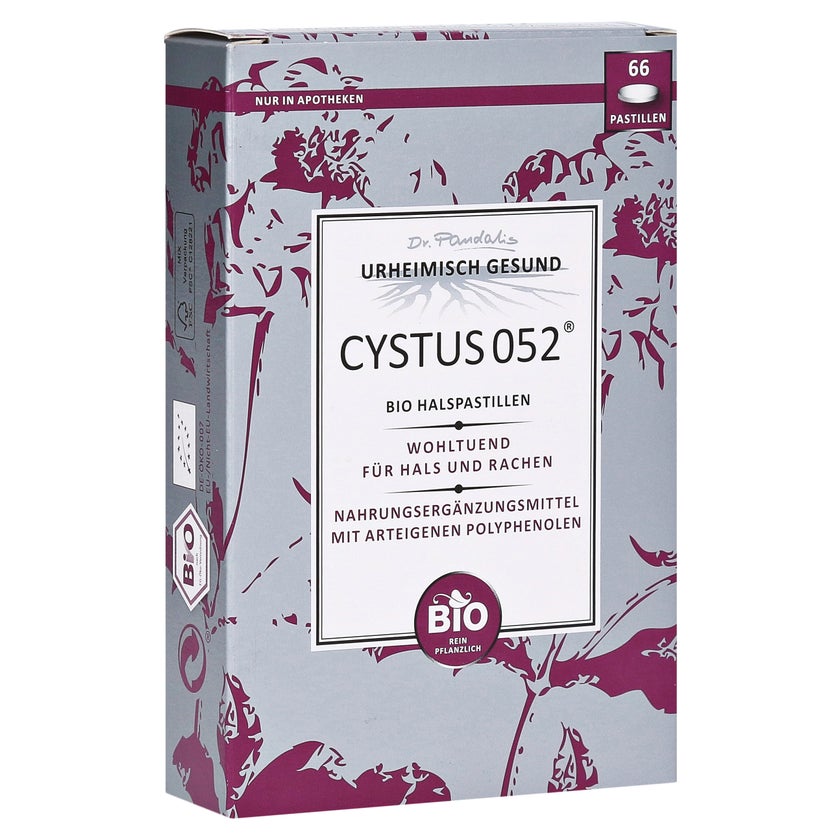 Cystus 052 Bio Halspastillen 66 St