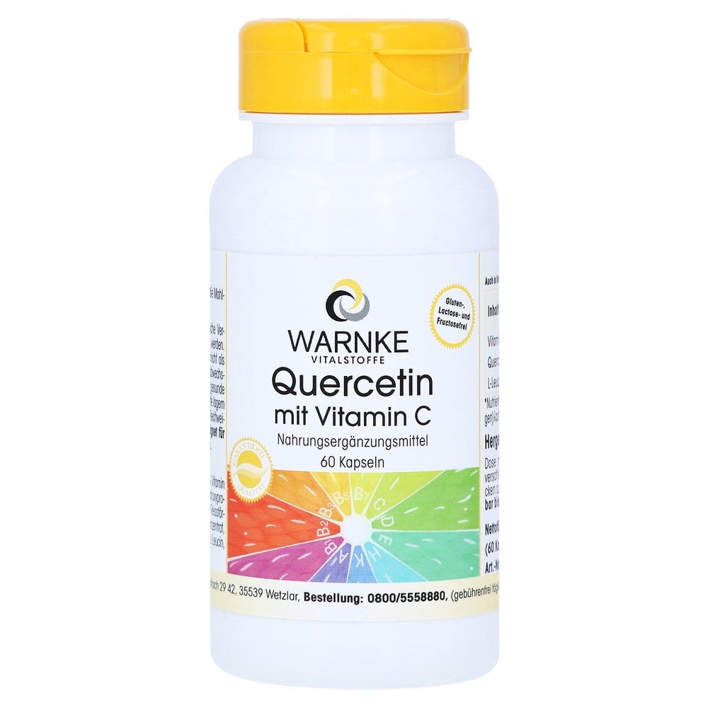 Quercetin MIT Vitamin C Kapseln 60 St