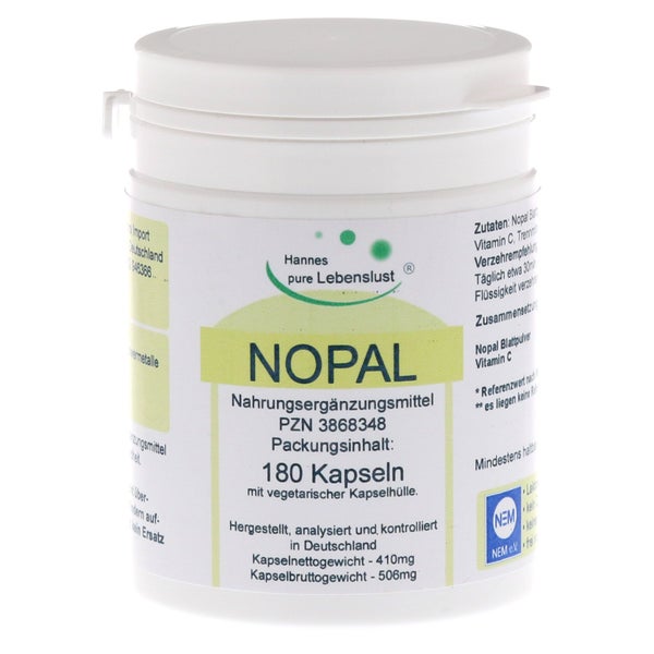 Nopal Kaktus Vegi Kapseln 180 St