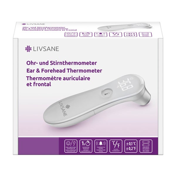 Livsane Ohr- und Stirnthermometer 1 St