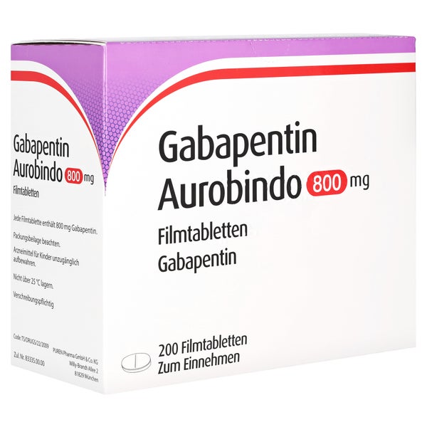 GABAPENTIN Aurobindo 800 mg Filmtabletten 200 St