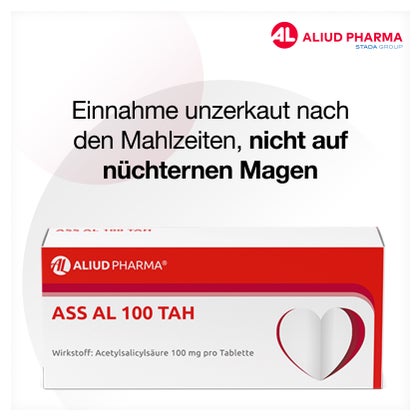 ASS 100 1A Pharma TAH 100 Tabletten Kaufen | Versandapotheke