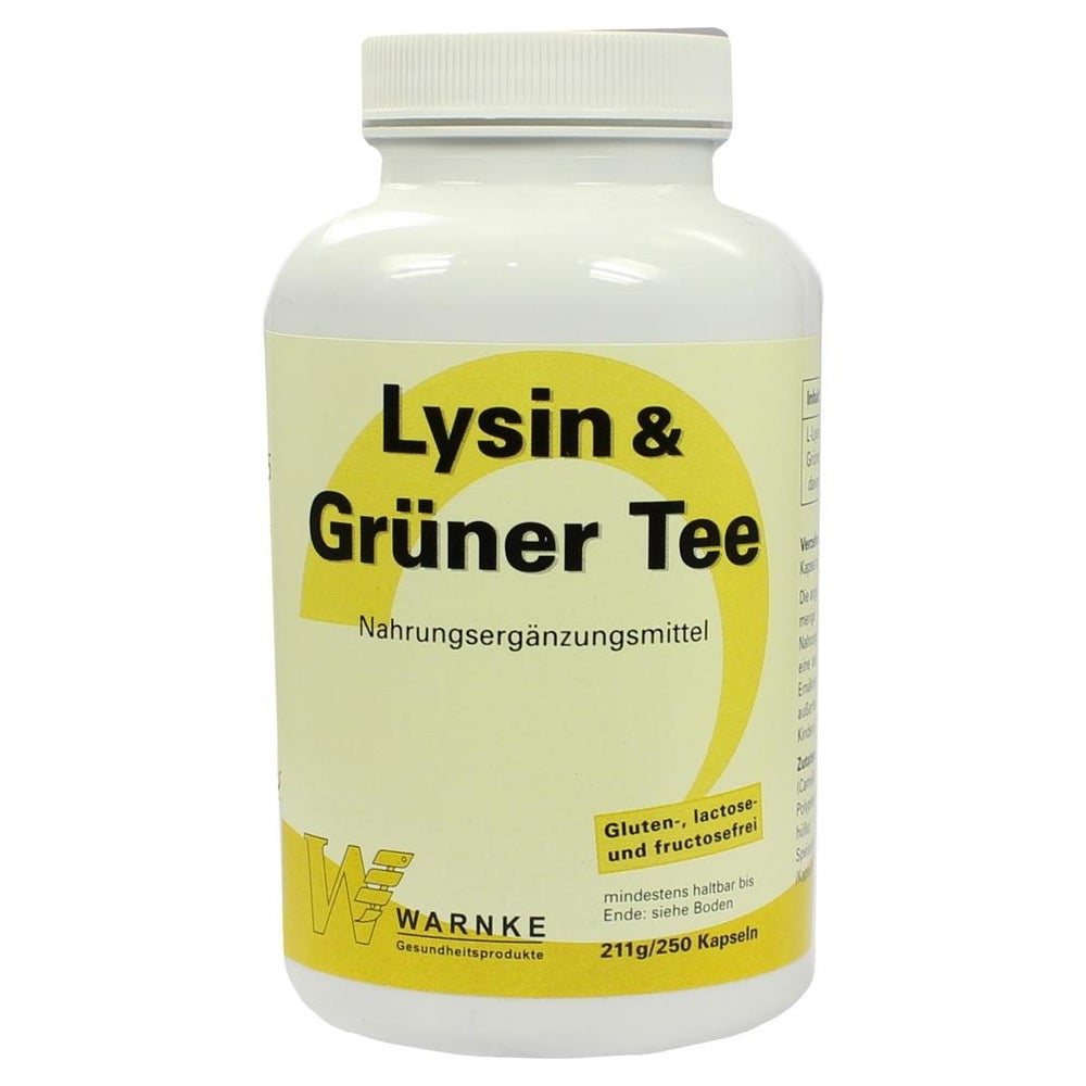 Lysin & Grüner Tee Kapseln 250 St