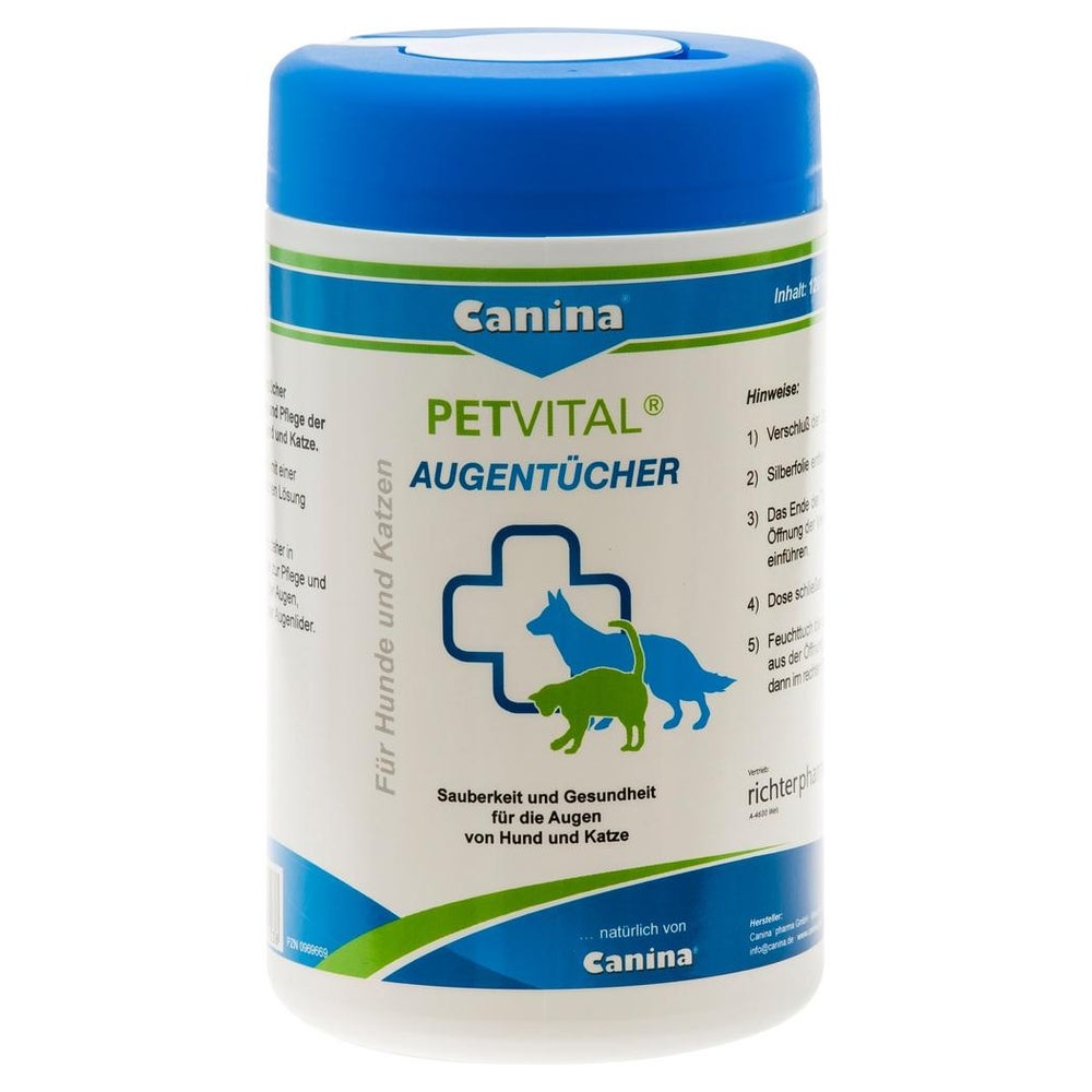 Canina Petvital Augentücher 120 St