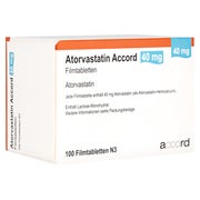 Atorvastatin Accord 40 mg Filmtabletten 100 St