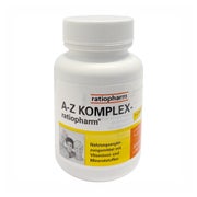 Produktabbildung: A-Z Komplex ratiopharm - mit 23 Vitaminen & Mineralstoffen 30 St