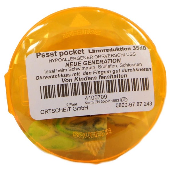 Pssst Pocket Ohrverschluss bunt 4 St