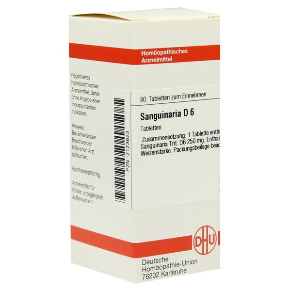 Sanguinaria D 6 Tabletten 80 St
