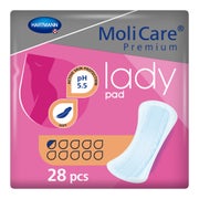 Produktabbildung: MoliCare Premium Lady Pad, 0,5 Tropfen, 17 x 8 cm 28 St