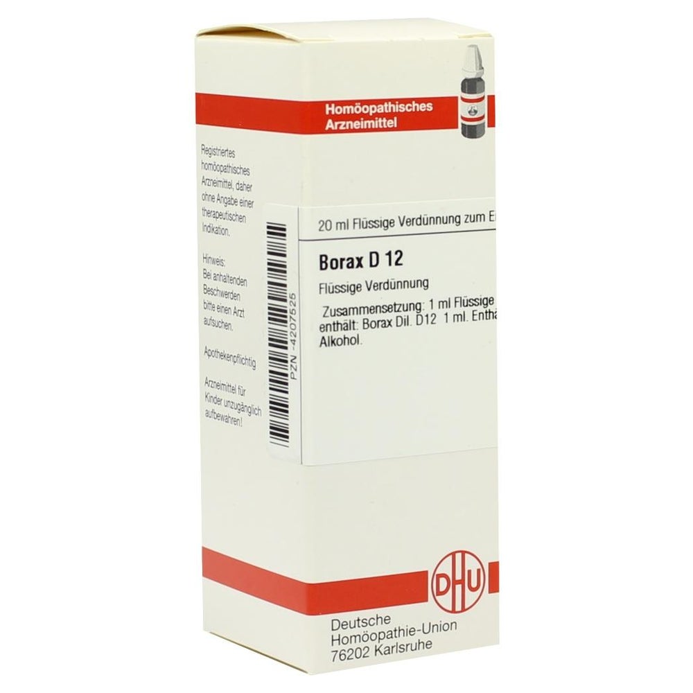BORAX D 12 Dilution 20 ml Dilution