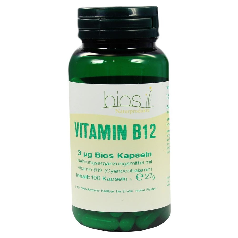 Vitamin B12 3 µg Bios Kapseln 100 St