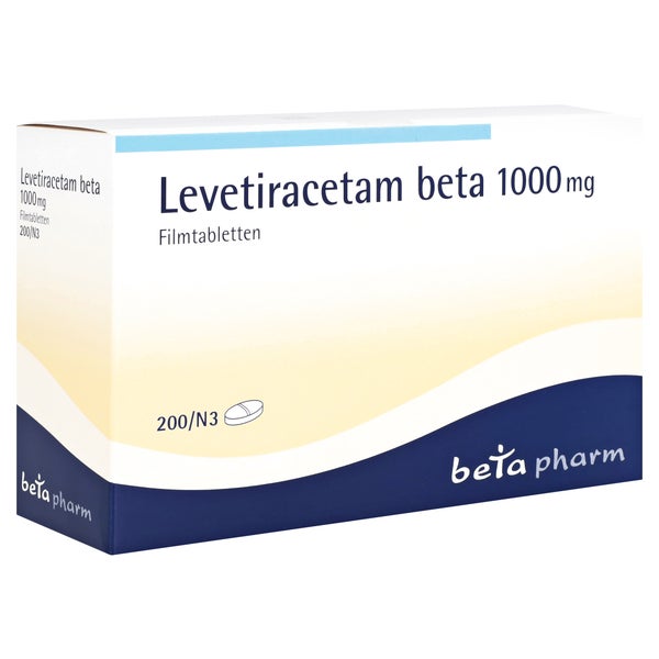 LEVETIRACETAM beta 1000 mg Filmtabletten 200 St