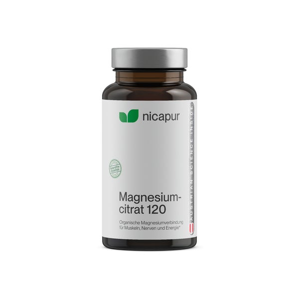 Nicapur Magnesiumcitrat 120 Kapseln 60 St
