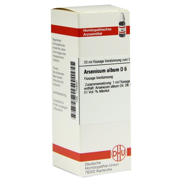 Arsenicum Album D 6 Dilution 20 ml
