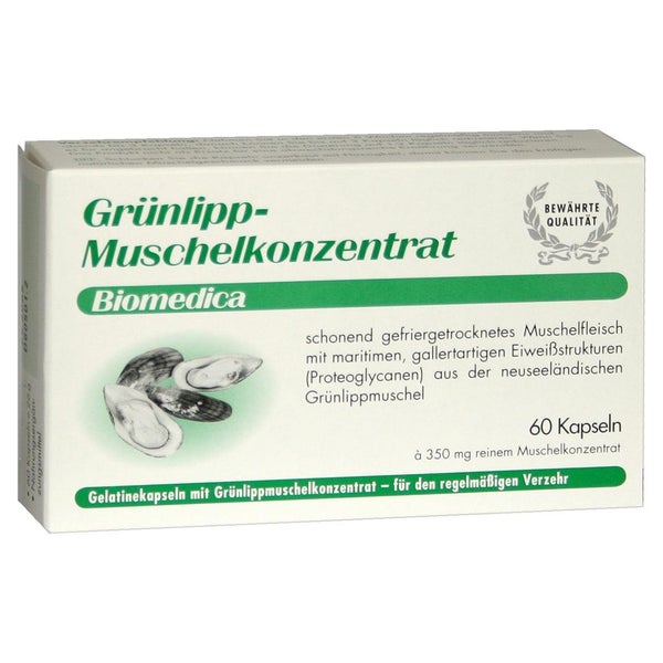 Grünlippmuschel Konzentrat Kapseln 60 St