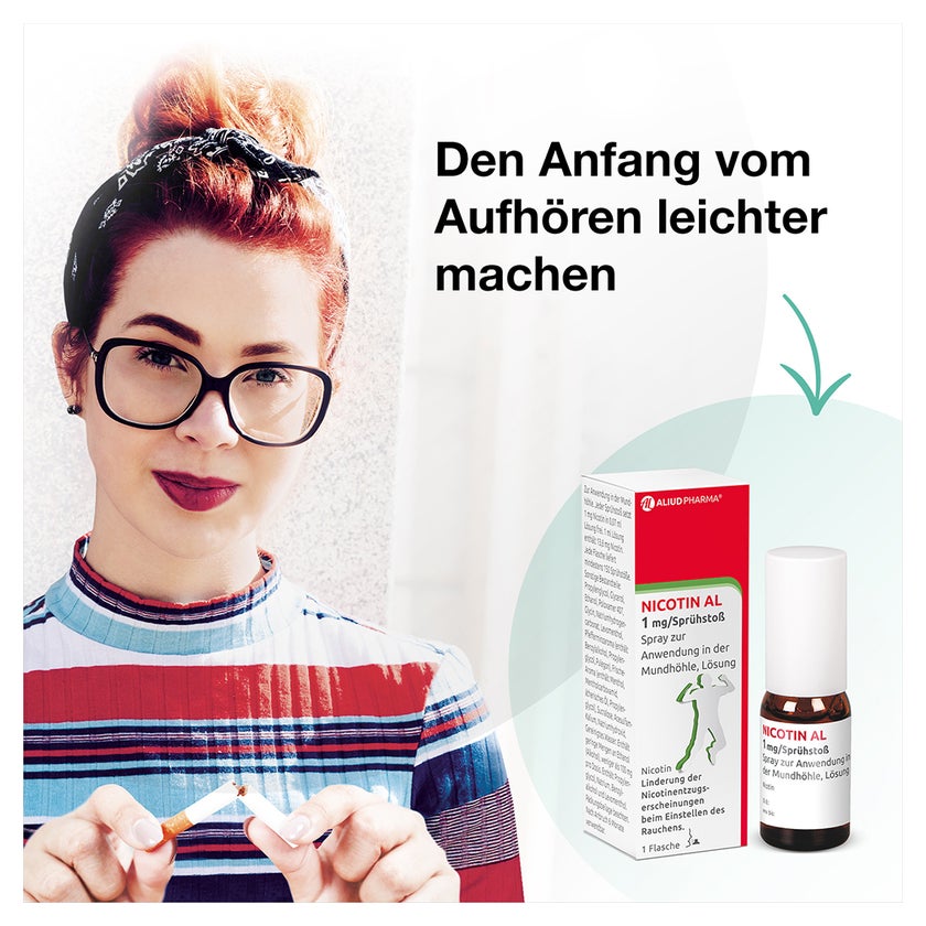 Nicotin AL 1 mg/Sprühstoß 300 Sp