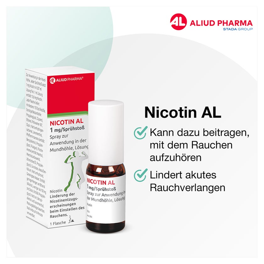 Nicotin AL 1 mg/Sprühstoß 300 Sp