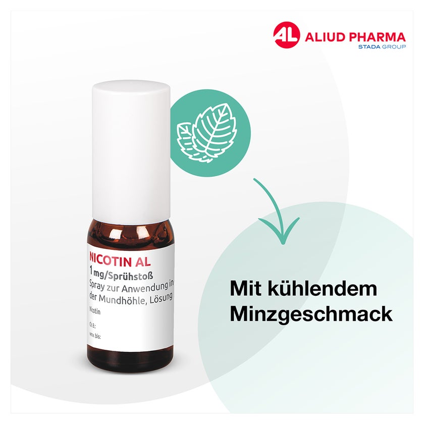 Nicotin AL 1 mg/Sprühstoß 300 Sp