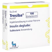 TRESIBA 100 I.E./ml Inj.-Lsg.i.e.Patrone Penfill 5X3 ml