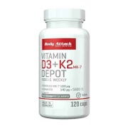 Produktabbildung: Body Attack Vitamin D3+K2 120 St
