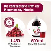 Cherry PLUS US-Montmorency-Sauerkirsch-Konzentrat 3X500 ml
