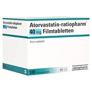 ATORVASTATIN-ratiopharm 40 mg Filmtabletten 100 St