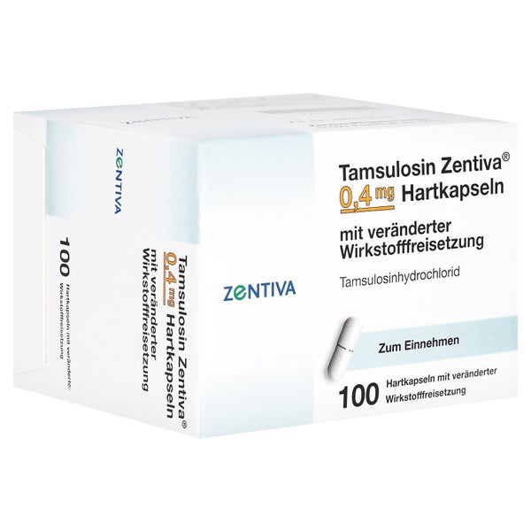 TAMSULOSIN Zentiva 0,4 mg 100 St