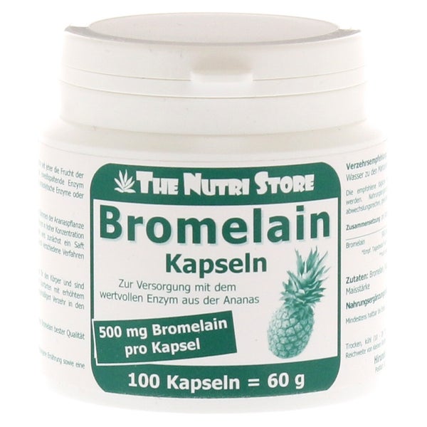 Bromelain 500 mg vegetarische Kapseln 100 St