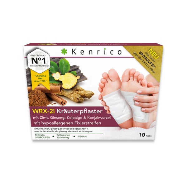 WRX-2i Kräuterpflaster mit Zimt, Ginseng, Kelpalge & Konjakwurzel 10 St