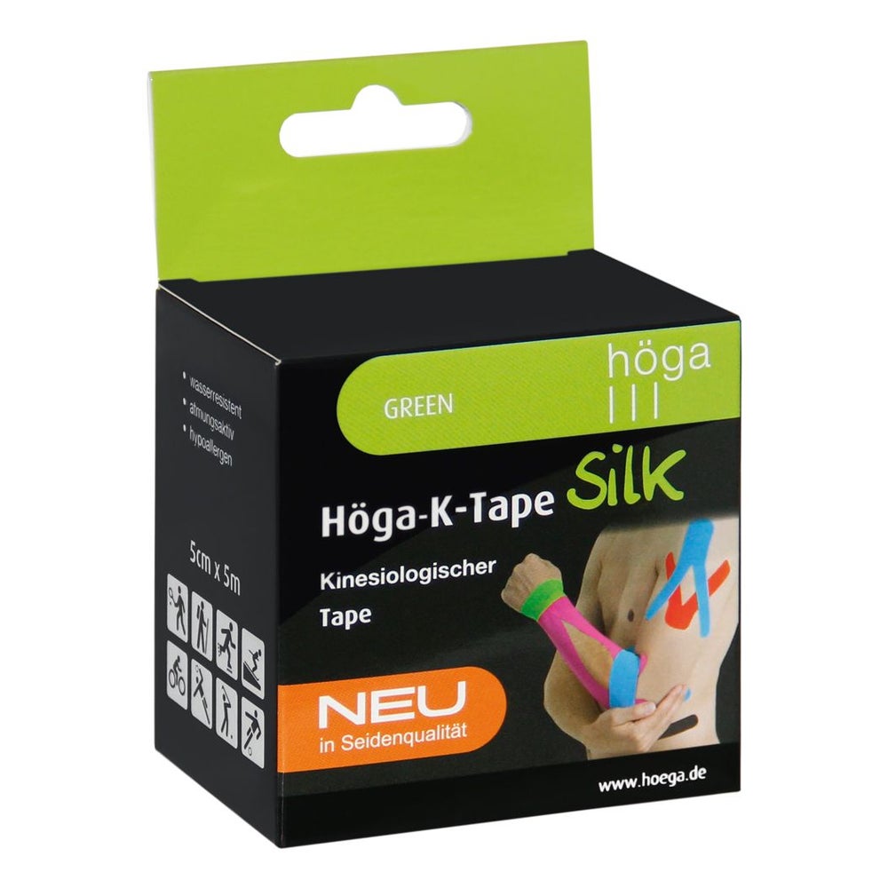 Höga-k-tape Silk 5 cmx5 m l.fr.green kin 1 St