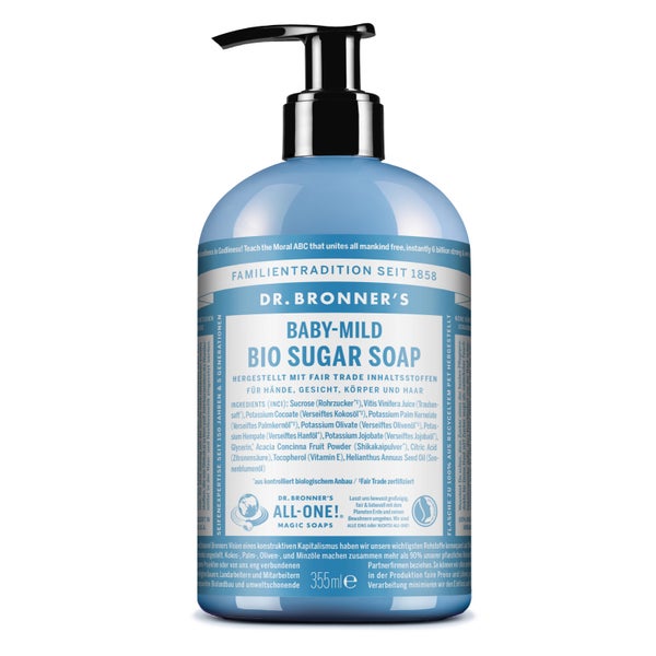 Dr. Bronner's Bio Sugar Soap Baby-Mild (neutral) 355 ml