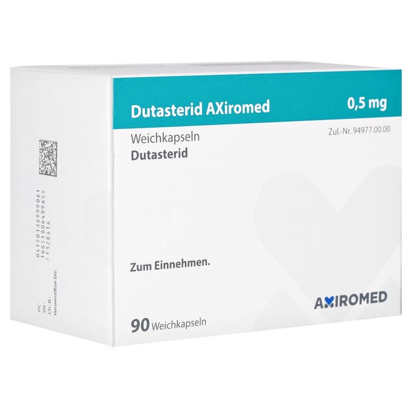 Dutasterid Axiromed 0,5 mg Weichkapseln 90 St