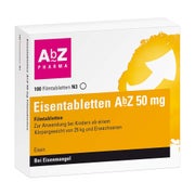 Produktabbildung: Eisentabletten-ratiopharm® N 50 mg Filmtabletten 100 St