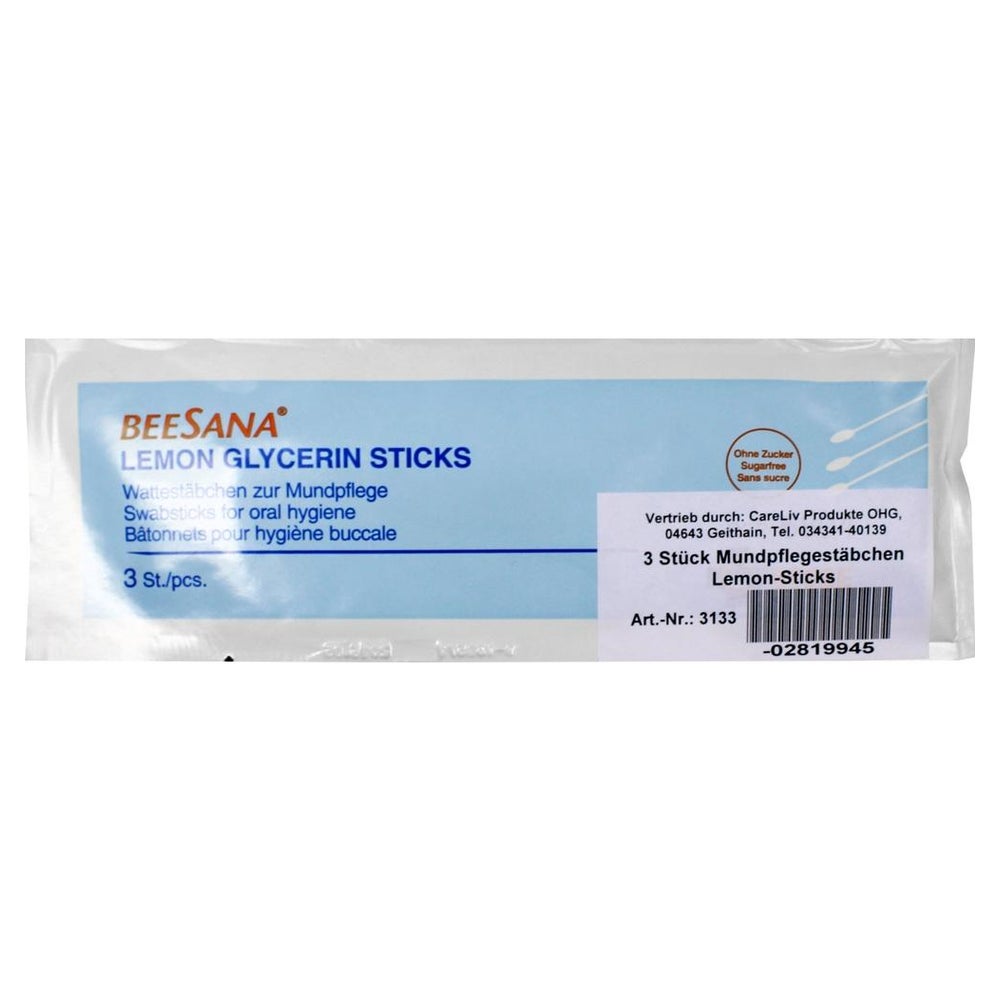 Mundpflegestäbchen Lemon Sticks 3 St