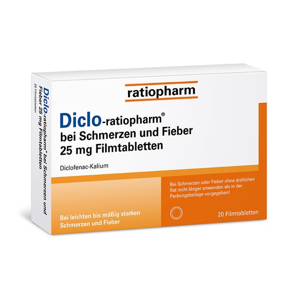 Diclo-ratiopharm® 25 mg Filmtabletten 20 St