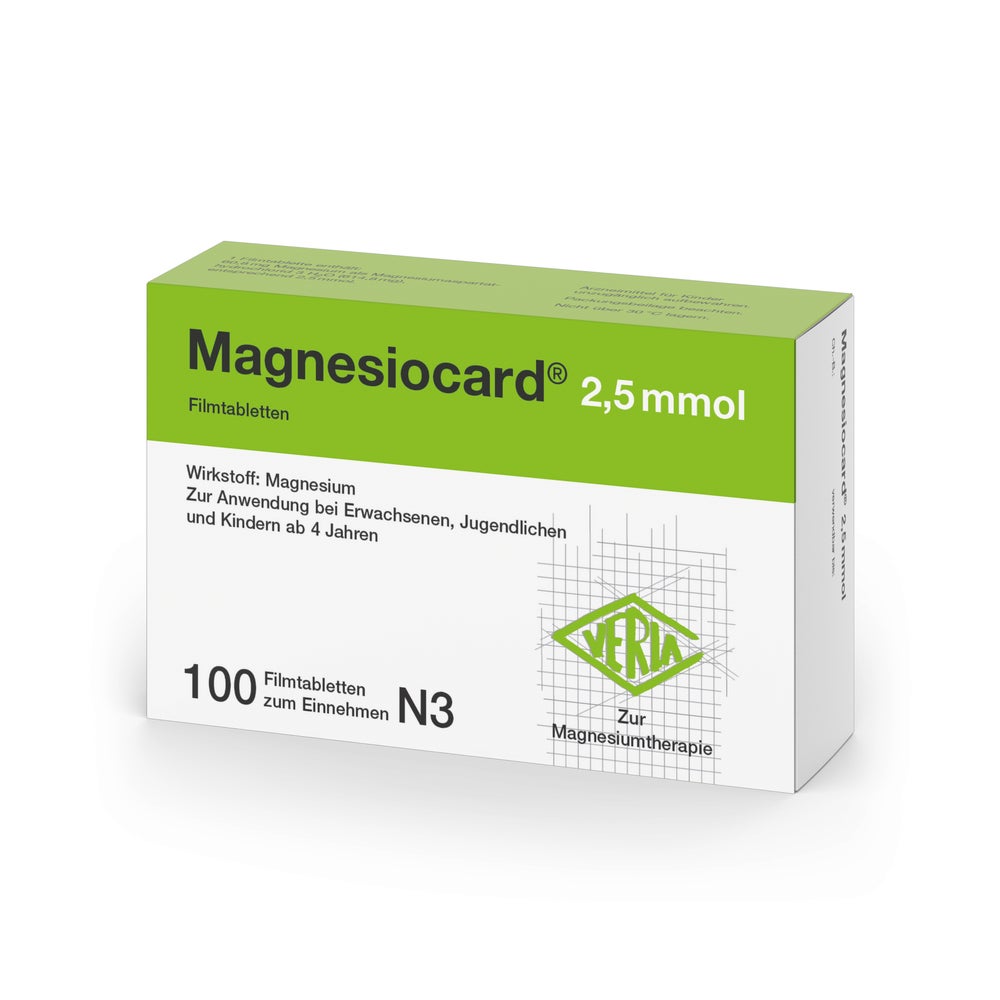 Magnesiocard 2,5 mmol Filmtabletten 100 St