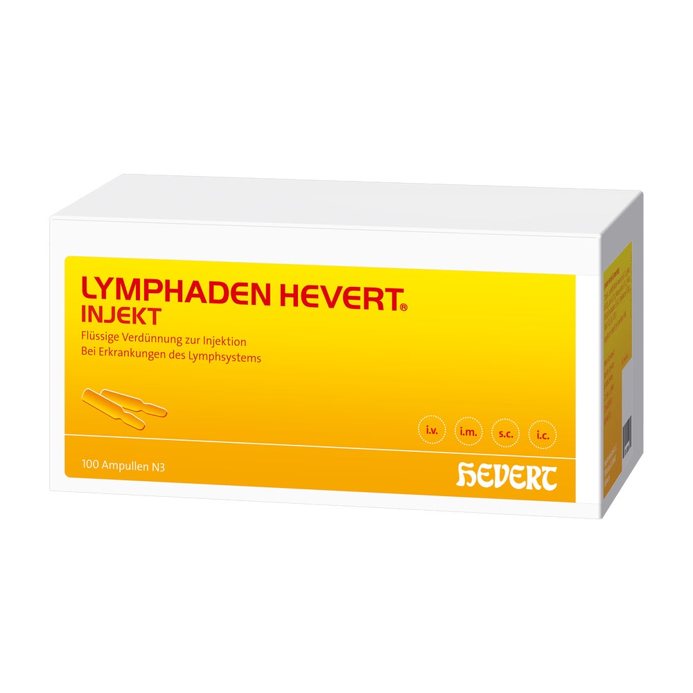 Lymphaden Hevert Injekt Ampullen 100X2 ml
