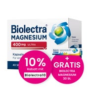 Produktabbildung: Biolectra MAGNESIUM 400 mg ultra Kapseln 40 St