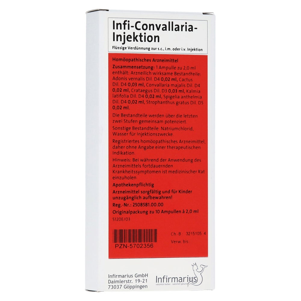 INFI Convallaria Injektion 10X2 ml