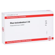 RHUS Toxicodendron C 30 Ampullen 8X1 ml