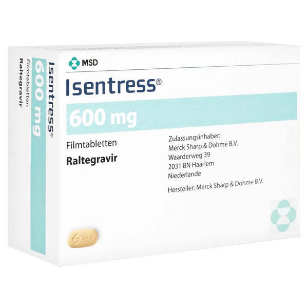 Isentress 600 mg Filmtabletten 180 St